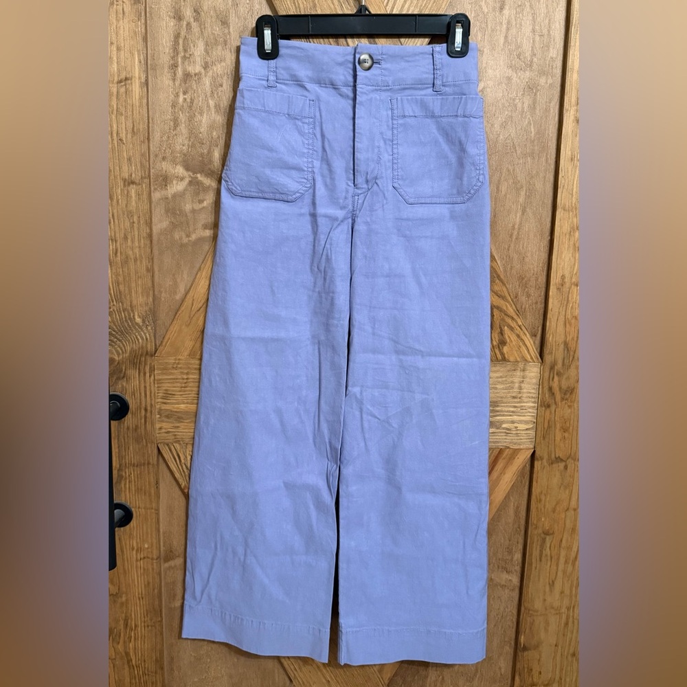 Anthropologie The Colette crop wide leg pants
